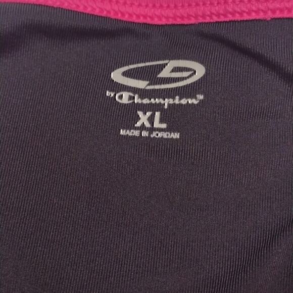 Champion Fitted Athletic Tank Racer Back size XL color Black/Pink - Picture 6 of 8